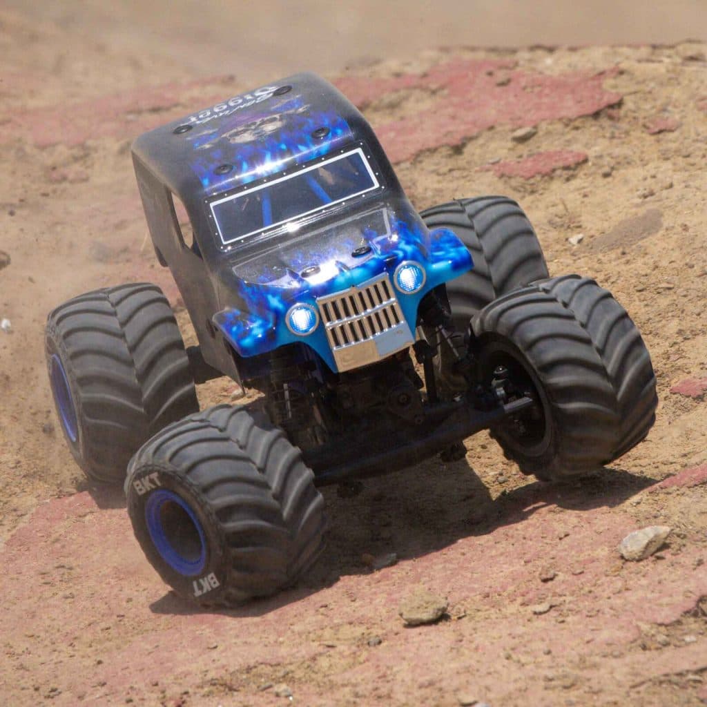 CARRO LOSI 1/18 MINI LMT SON UVA DIGGER 2S 4WD RTR BLUE