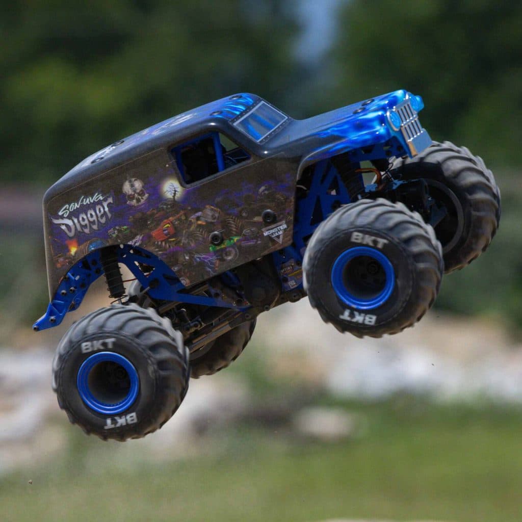 CARRO LOSI 1/18 MINI LMT SON UVA DIGGER 2S 4WD RTR BLUE