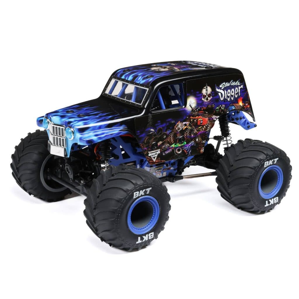 CARRO LOSI 1/18 MINI LMT SON UVA DIGGER 2S 4WD RTR BLUE