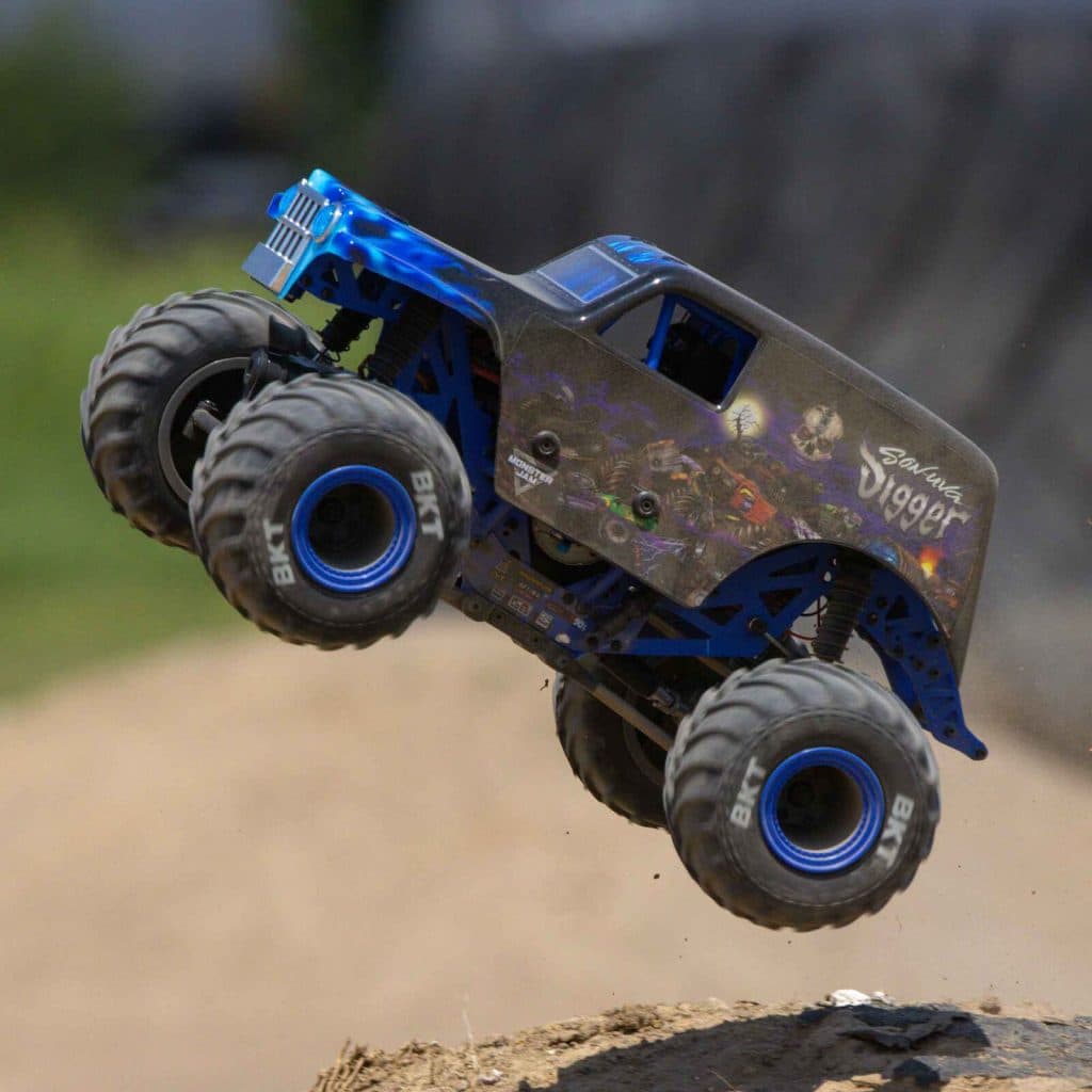 CARRO LOSI 1/18 MINI LMT SON UVA DIGGER 2S 4WD RTR BLUE