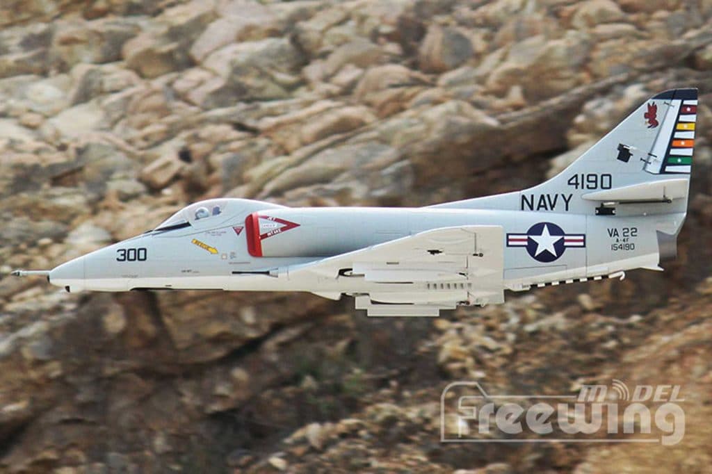 AVIÃO FW A-4E/F SKYHAWK HIGH PERFORMANCE 80MM EDF PNP FJ21315P