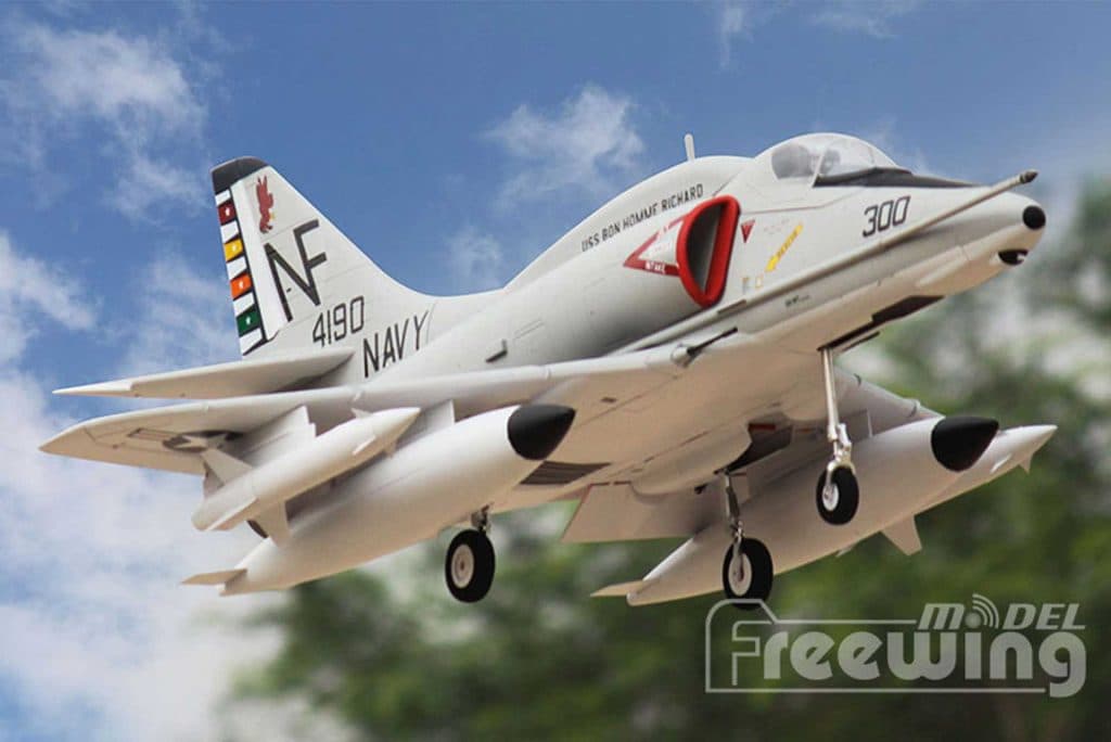 AVIÃO FW A-4E/F SKYHAWK HIGH PERFORMANCE 80MM EDF PNP FJ21315P