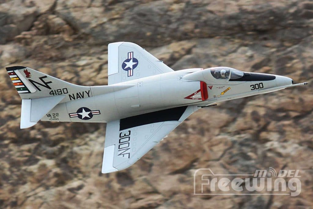AVIÃO FW A-4E/F SKYHAWK HIGH PERFORMANCE 80MM EDF PNP FJ21315P