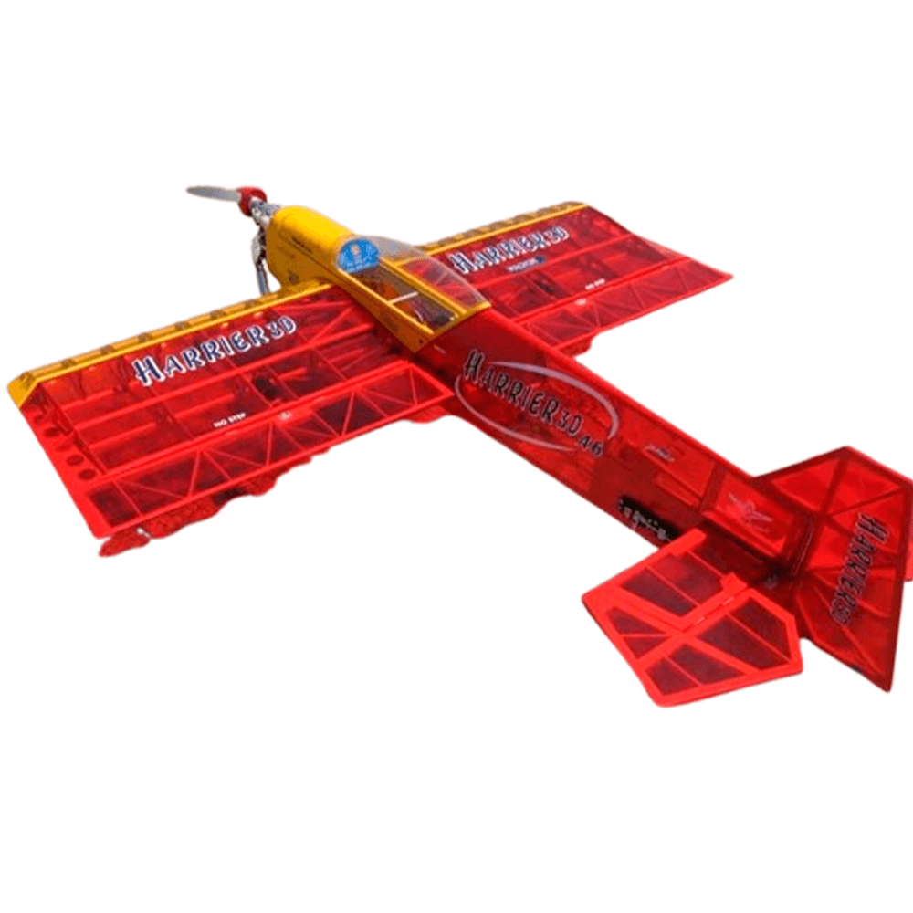 AVIAO SEAGULL HARRIER 3D FUNFLY 60" ARF TRANSPARENT RED SEA38R