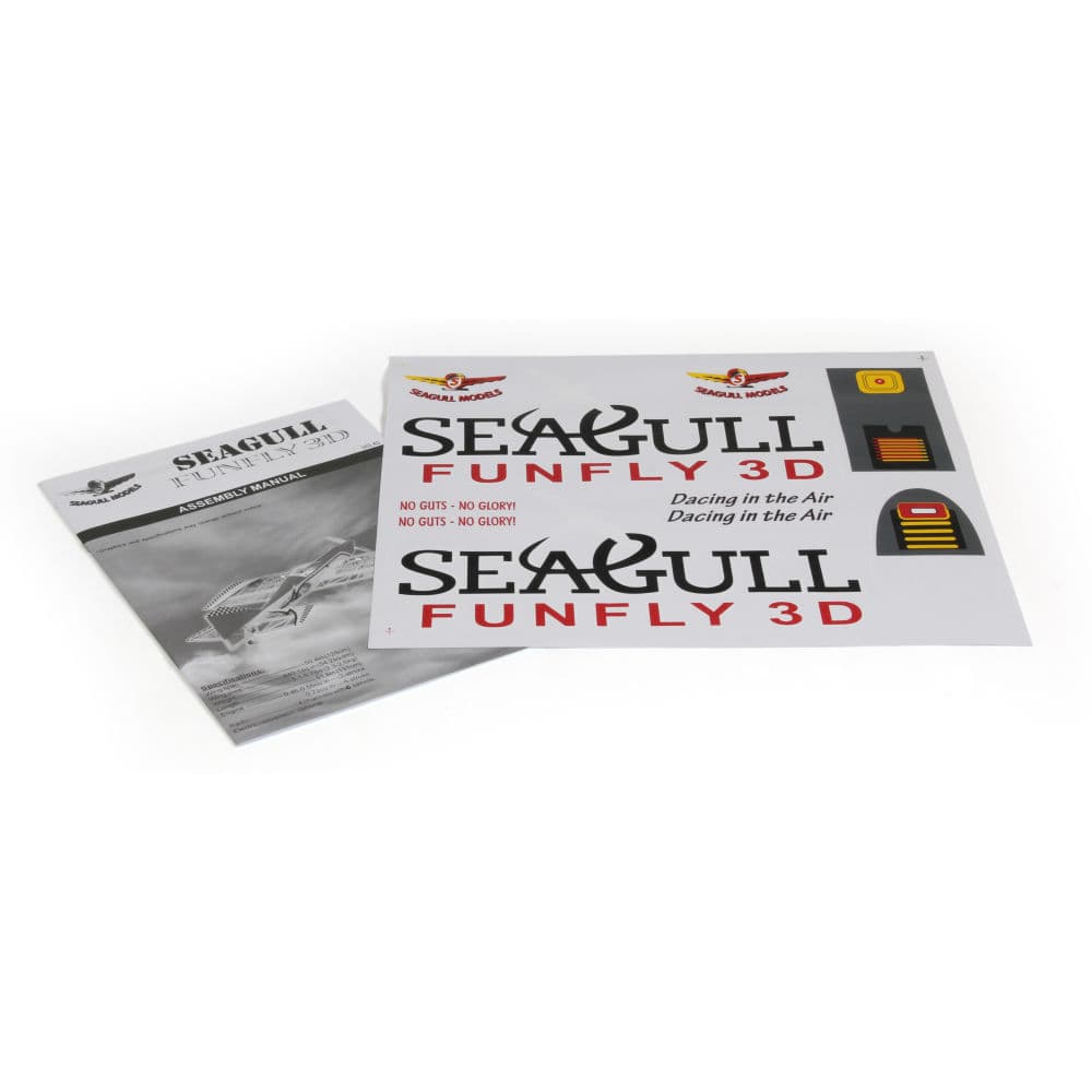 AVIÃO SEAGULL FUNFLY 3D 50.4" 46-55 ARF SEA40