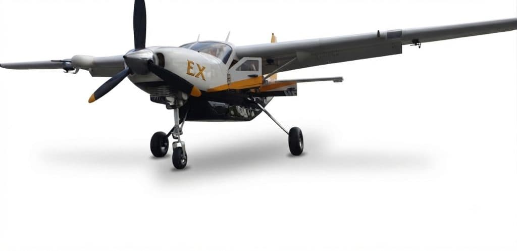 AVIAO SEAGULL CESSNA 208 GRAND CARAVAN EX 85" 35-40 ARF YELLOW SEA362