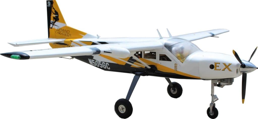 AVIAO SEAGULL CESSNA 208 GRAND CARAVAN EX 85" 35-40 ARF YELLOW SEA362