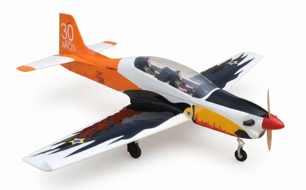 AVIAO SEAGULL EMBRAER T-27 TUCANO 85" 35-40 ARF W/RETRACTS SEA377GEAR