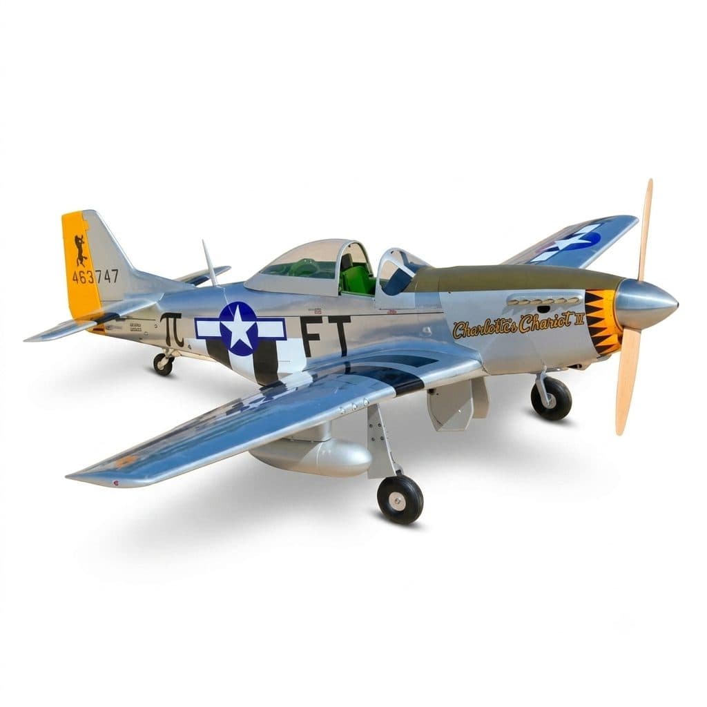 AVIAO SEAGULL P-51D "CHARLOTTE'S CHARIOT II" 71" ARF SEA391GEAR
