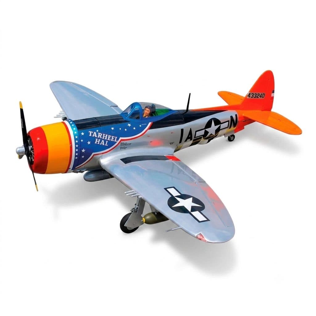 AVIAO SEAGULL P-47 THUNDERBOLT "TARHEEL HAL" BUBBLE TOP 70" SEA398GEAR
