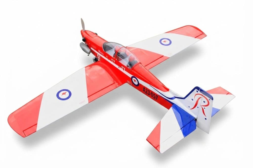AVIAO SEAGULL RAAF PILATUS PC-9 60.6" ARF RED/WHITE SEA401