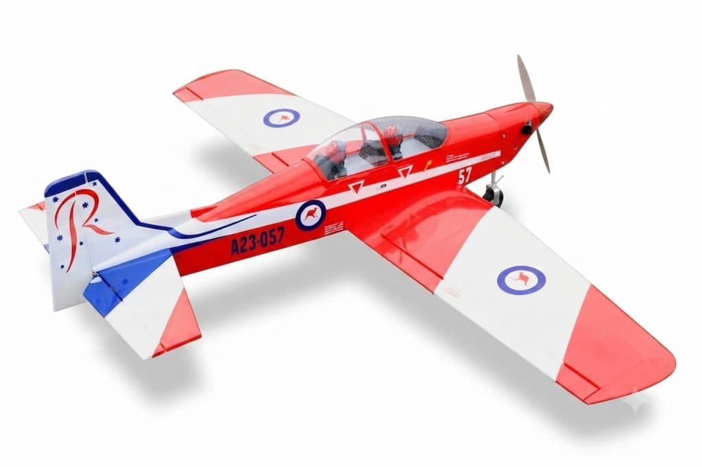 AVIAO SEAGULL RAAF PILATUS PC-9 60.6" ARF RED/WHITE SEA401