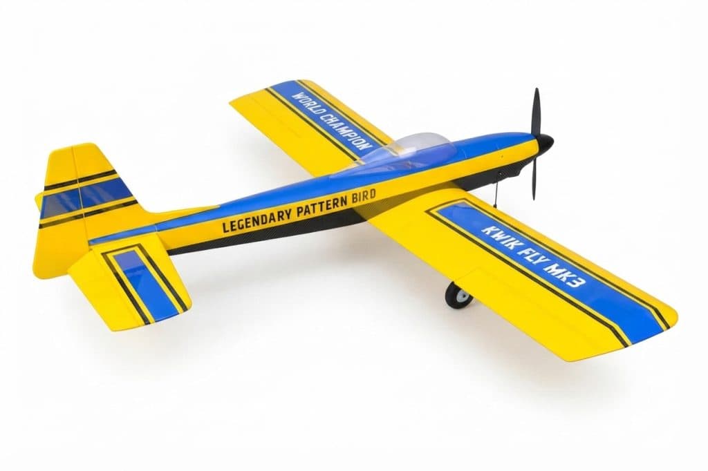 AVIAO SEAGULL PATTERN KWIK FLY MK III 63" ARF GP/EP YELLOW SEA406Y