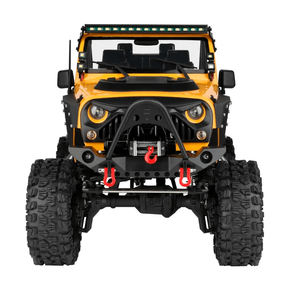 CARRO WLTOYS 1/10 DRIVING ROCK CRAWLER CLIMBING 11KM 4WD YELLOW 104026