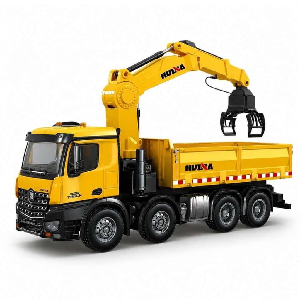 CAMINHAO HUINA 1/14 TOUCAN TRUCK MOUNTED TIMBER GRAB 26CH 1538
