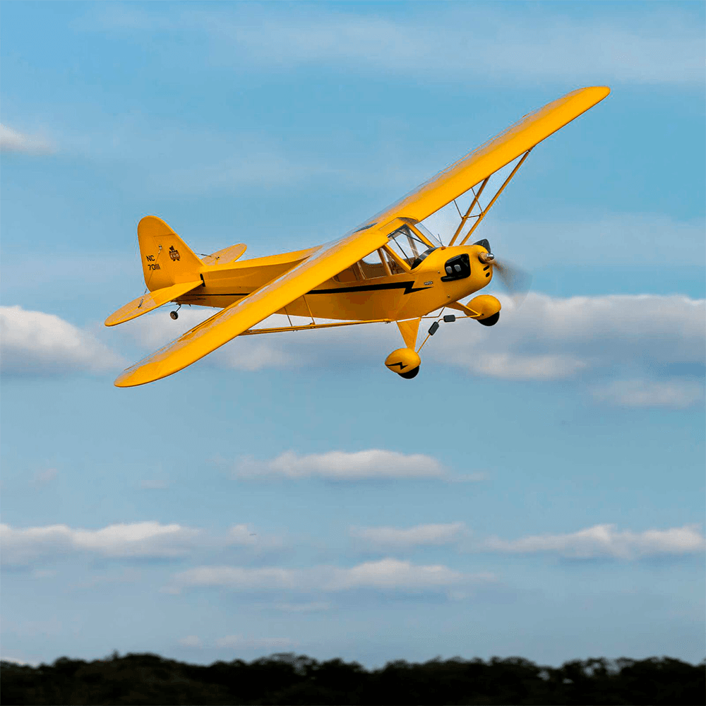 AVIAO HANGAR J-3 CUB 10CC 82.5" ARF YELLOW HAN5005