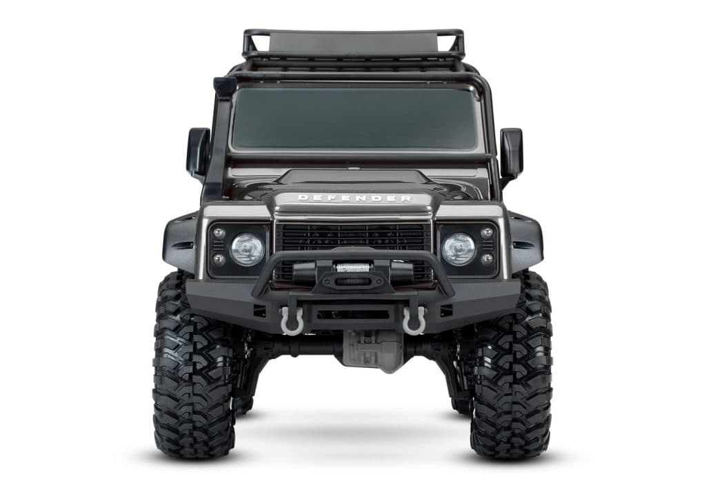 CARRO TRAXXAS 1/10 TRX-4 LAND ROVER DEFENDER TQI SILVER 82256-4