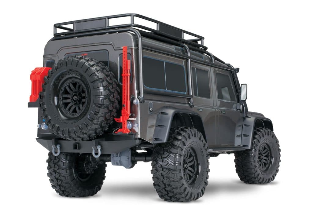 CARRO TRAXXAS 1/10 TRX-4 LAND ROVER DEFENDER TQI SILVER 82256-4
