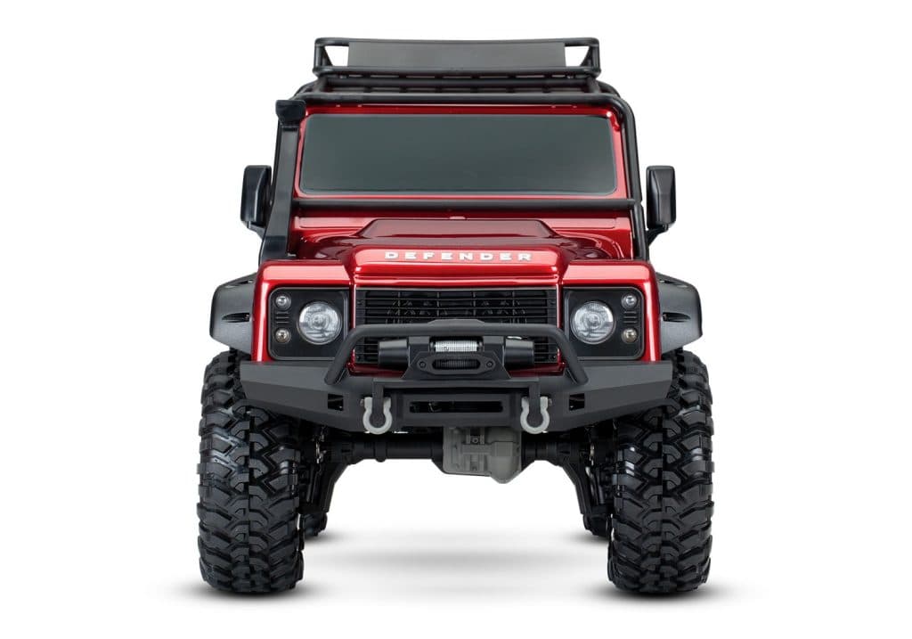 CARRO TRAXXAS 1/10 TRX-4 LAND ROVER DEFENDER TQI RED 82256-4