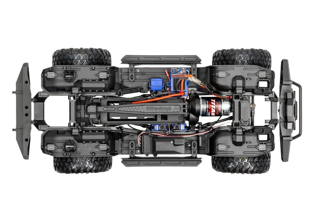 CARRO TRAXXAS 1/10 TRX-4 LAND ROVER DEFENDER TQI SAND 82256-4