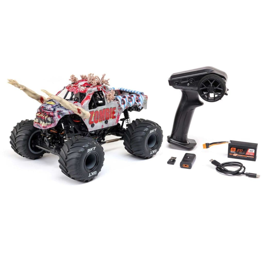 CARRO LOSI 1/18 MINI LMT ZOMBIE 2S 4WD RTR