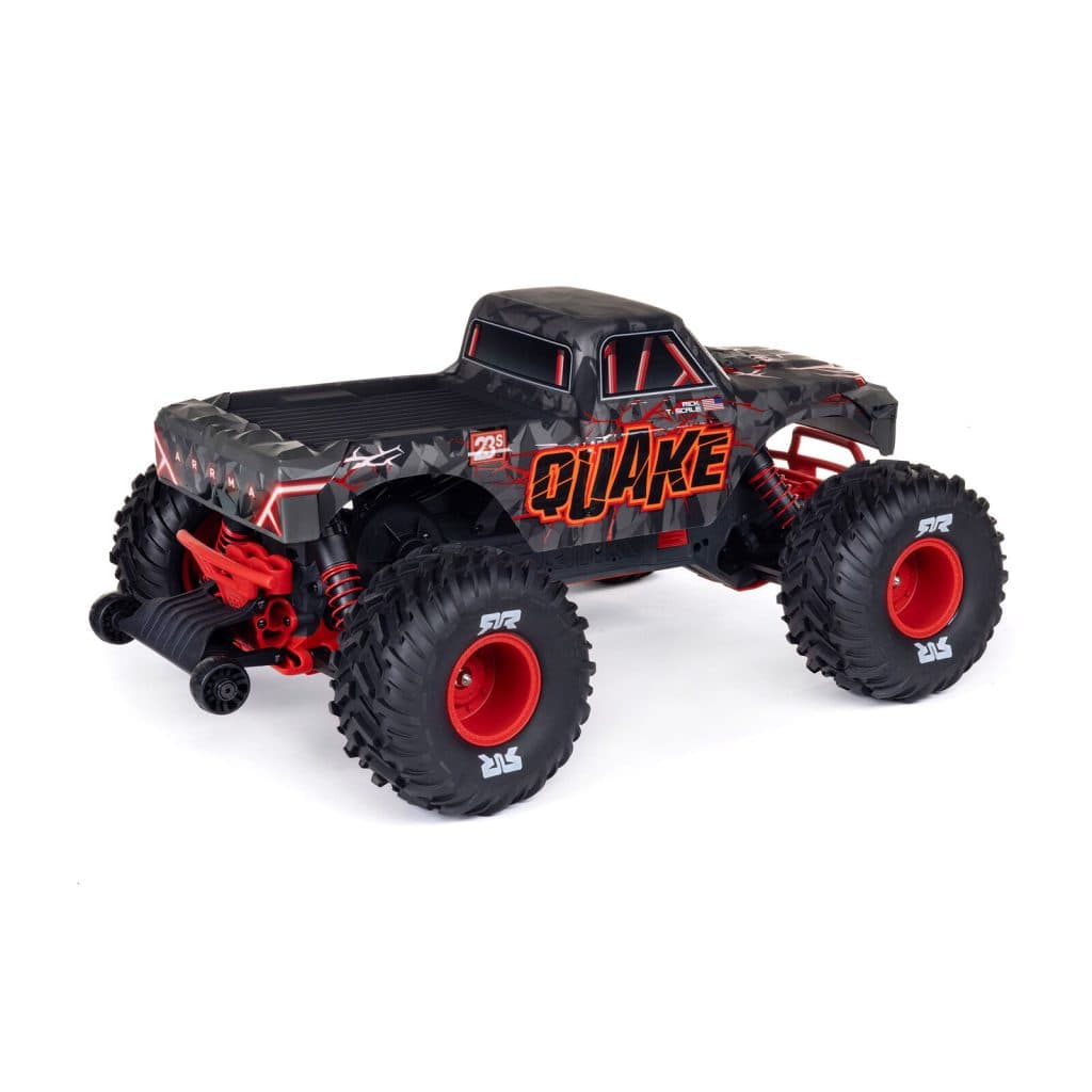 CARRO ARRMA 1/10 QUAKE 223S 2WD BLX MONSTER TRUCK RED ARA3537T1