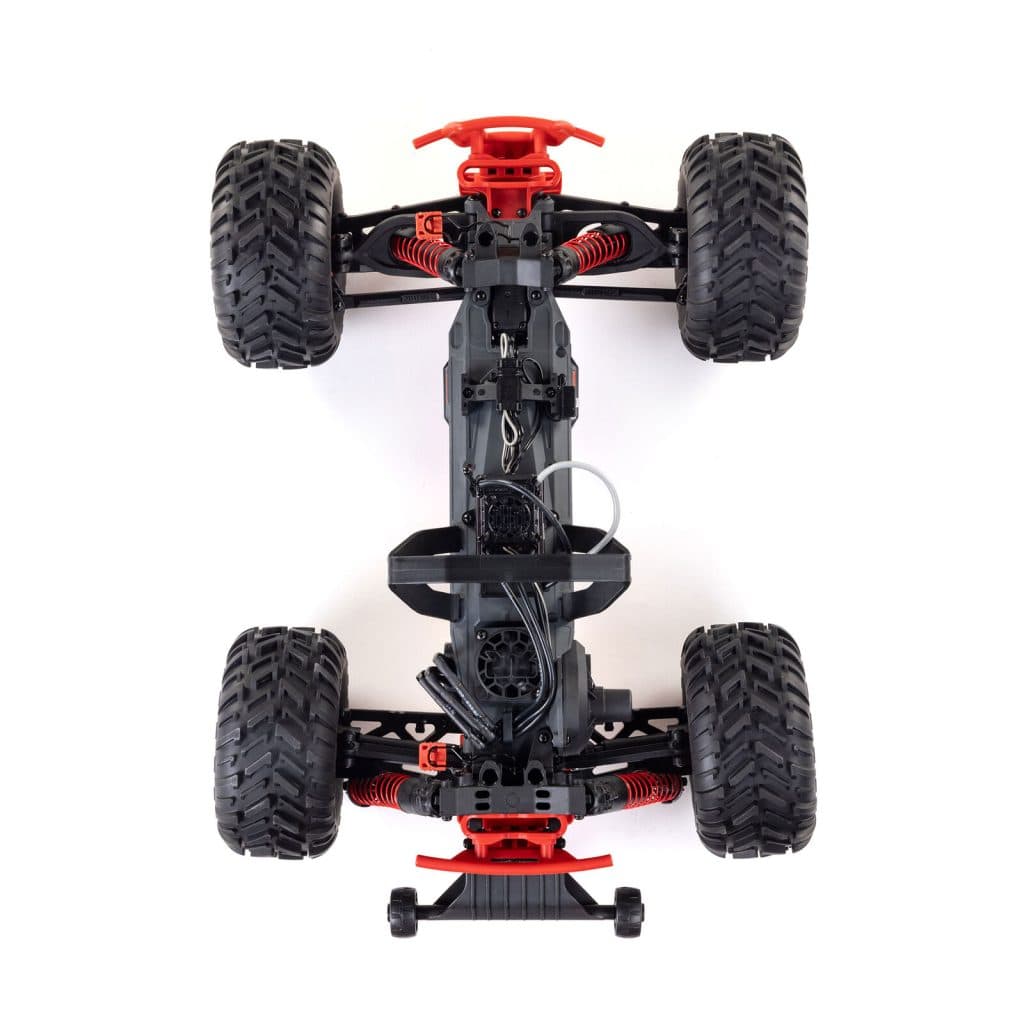 CARRO ARRMA 1/10 QUAKE 223S 2WD BLX MONSTER TRUCK RED ARA3537T1