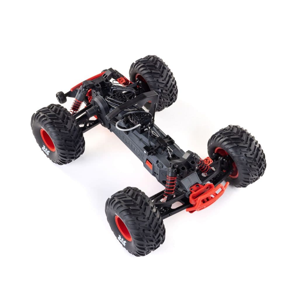 CARRO ARRMA 1/10 QUAKE 223S 2WD BLX MONSTER TRUCK RED ARA3537T1