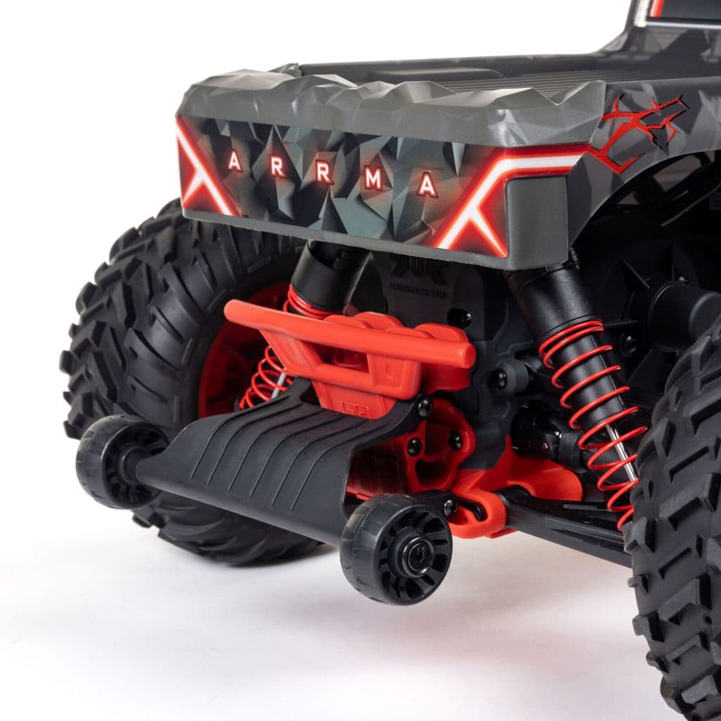 CARRO ARRMA 1/10 QUAKE 223S 2WD BLX MONSTER TRUCK RED ARA3537T1
