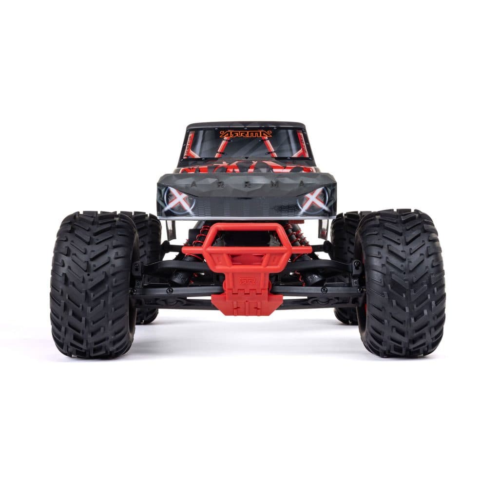 CARRO ARRMA 1/10 QUAKE 223S 2WD BLX MONSTER TRUCK RED ARA3537T1