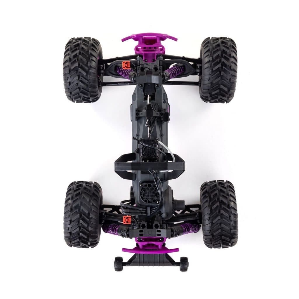 CARRO ARRMA 1/10 QUAKE 223S 2WD BLX MONSTER TRUCK PURPLE ARA3537T3