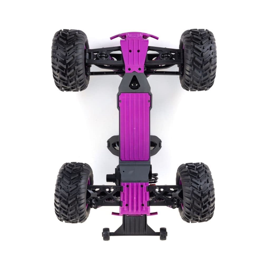 CARRO ARRMA 1/10 QUAKE 223S 2WD BLX MONSTER TRUCK PURPLE ARA3537T3