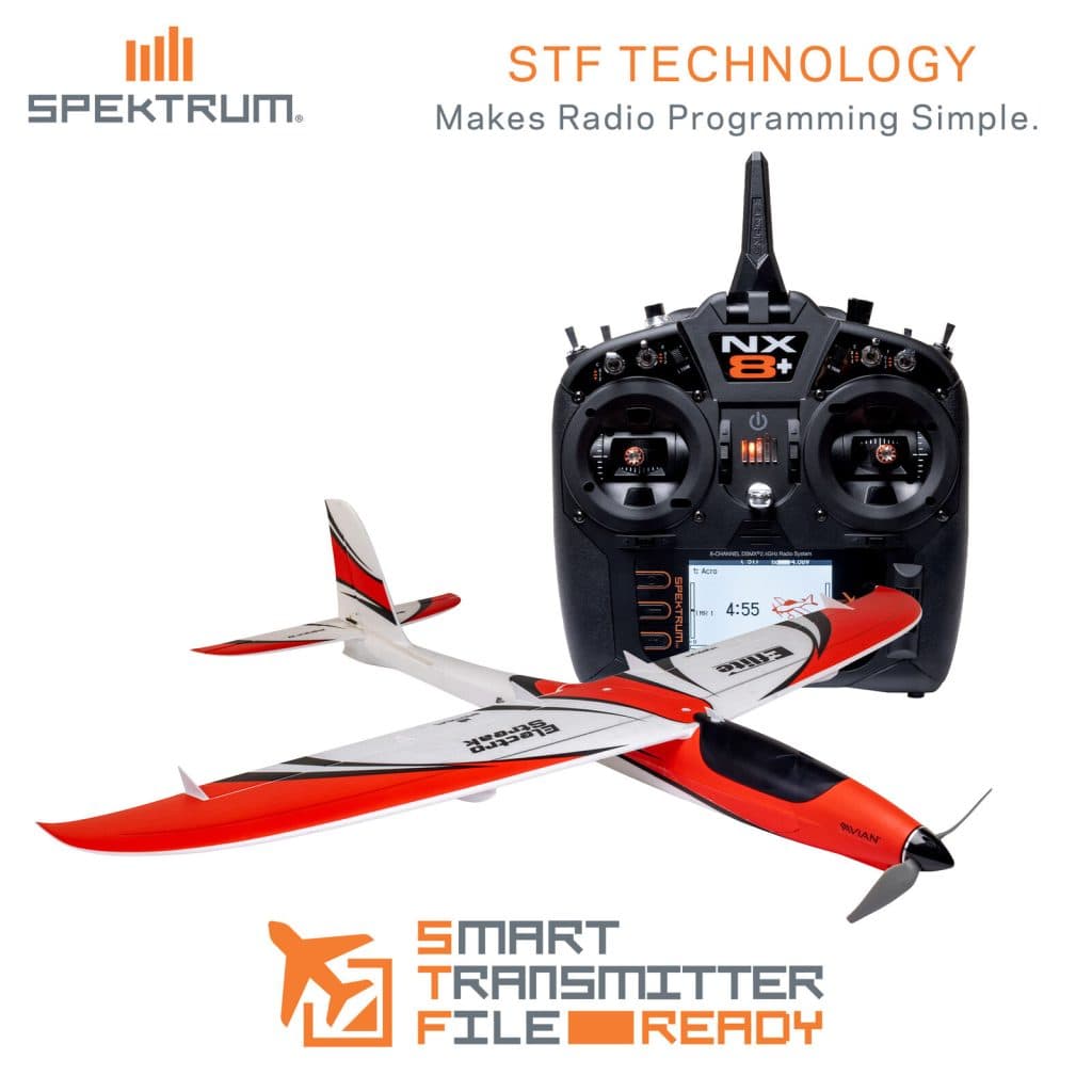 AVIÃO E-FLITE ELECTROSTREAK 1.1M BNF BASIC AS3X+/SAFE EFL13350