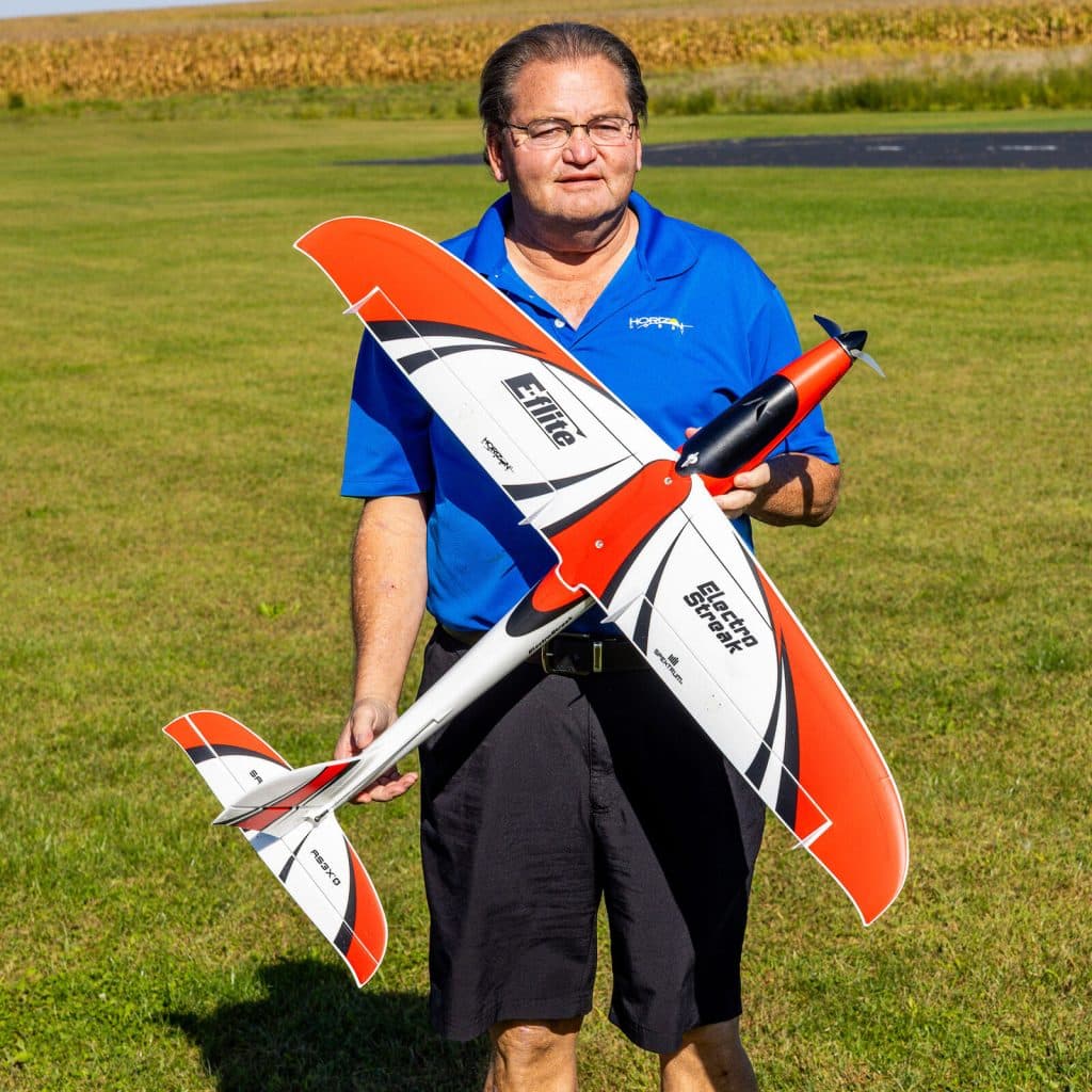 AVIÃO E-FLITE ELECTROSTREAK 1.1M BNF BASIC AS3X+/SAFE EFL13350