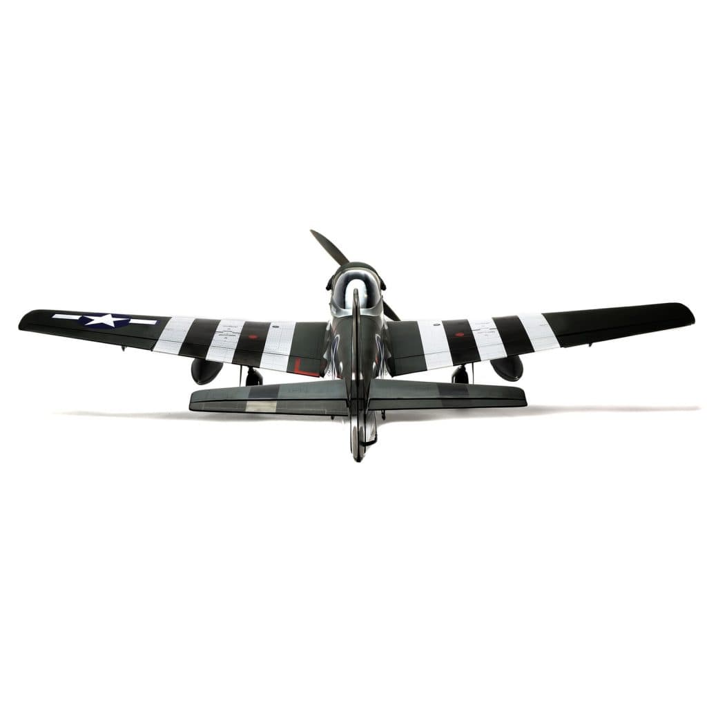 AVIÃO HANGAR P-51D MUSTANG 20CC ARF 69.5" con RETRÁTIL HAN2820BR