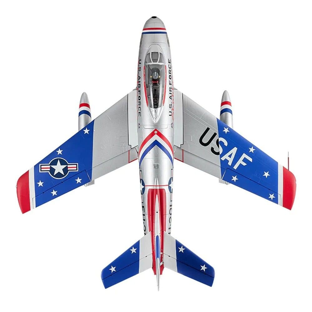 AVIAO FMS F-86 SKYBLAZER 80MM JET EDF BLUE PNP FMS143PBU