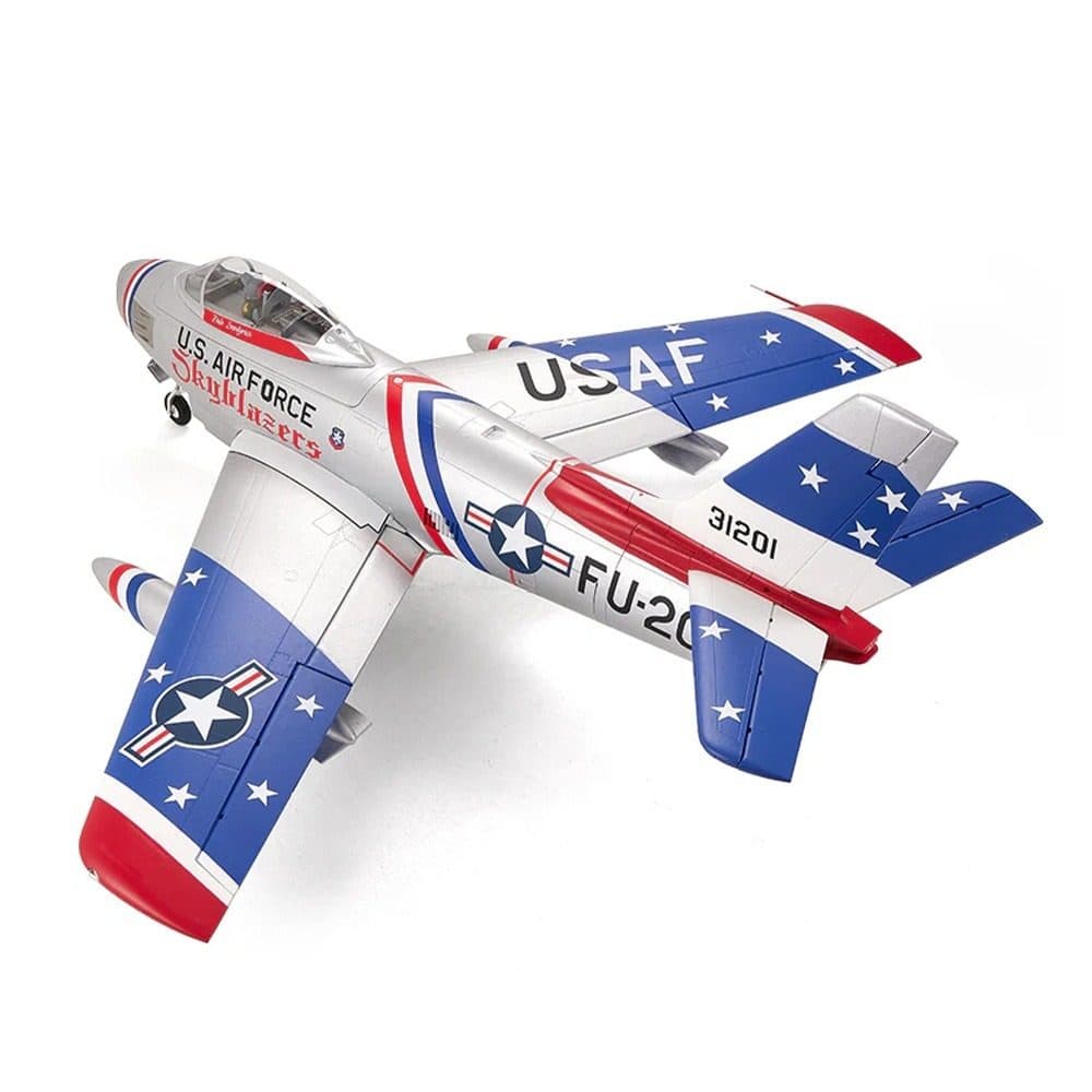 AVIAO FMS F-86 SKYBLAZER 80MM JET EDF BLUE PNP FMS143PBU