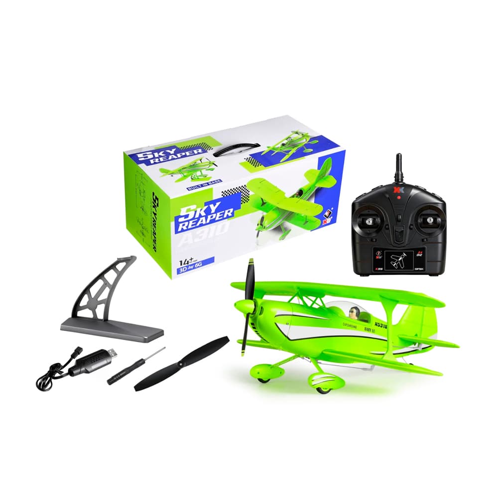 AVIAO WLTOYS BEECH D17S 3D/6G BIPLANE A310