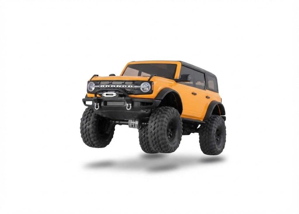 CARRO TRAXXAS 1/10 TRX-4 FORD BRONCO TQI ORANGE 92076-4