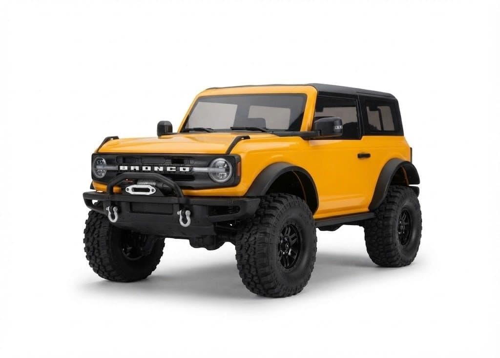 CARRO TRAXXAS 1/10 TRX-4 FORD BRONCO TQI ORANGE 92076-4