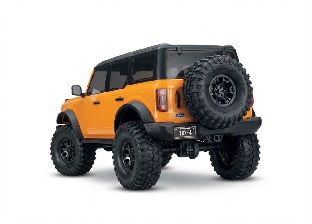 CARRO TRAXXAS 1/10 TRX-4 FORD BRONCO TQI ORANGE 92076-4