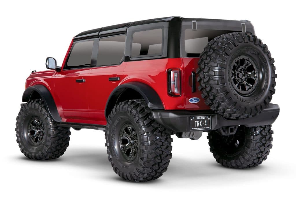 CARRO TRAXXAS 1/10 TRX-4 FORD BRONCO TQI RED 92076-4