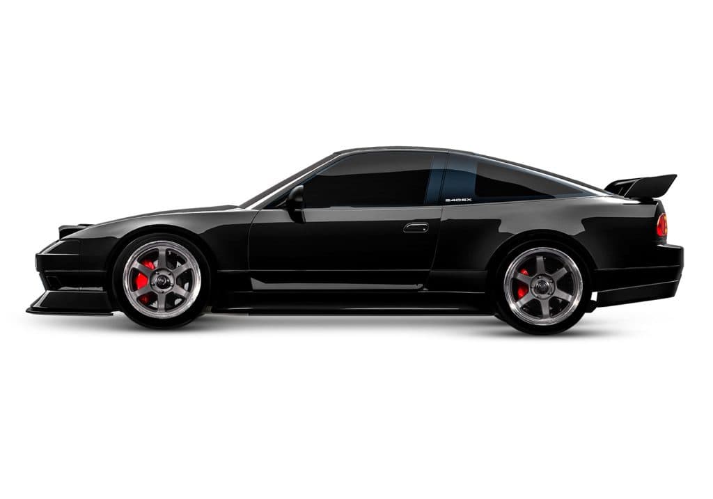 CARRO TRAXXAS 1/10 4-TEC DRIFT NISSAN 240SX RWD TQI BLACK