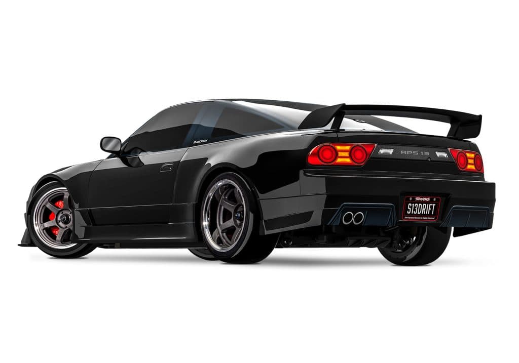 CARRO TRAXXAS 1/10 4-TEC DRIFT NISSAN 240SX RWD TQI BLACK