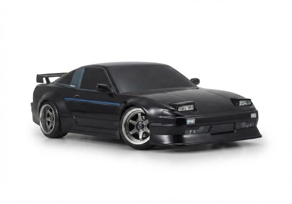 CARRO TRAXXAS 1/10 4-TEC DRIFT NISSAN 240SX RWD TQI BLACK