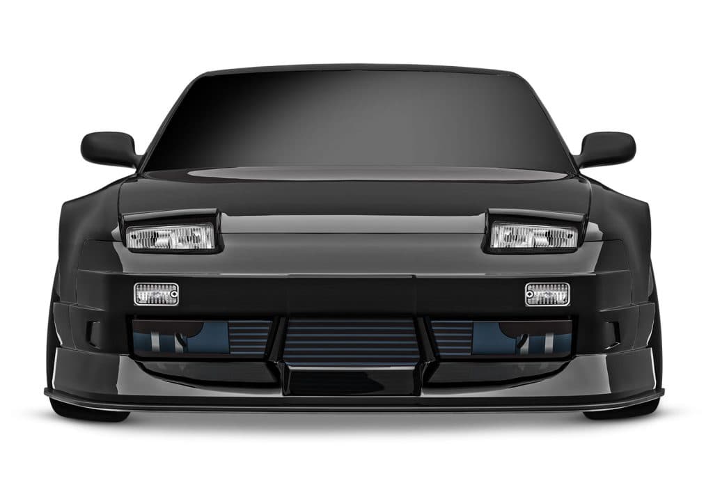 CARRO TRAXXAS 1/10 4-TEC DRIFT NISSAN 240SX RWD TQI BLACK