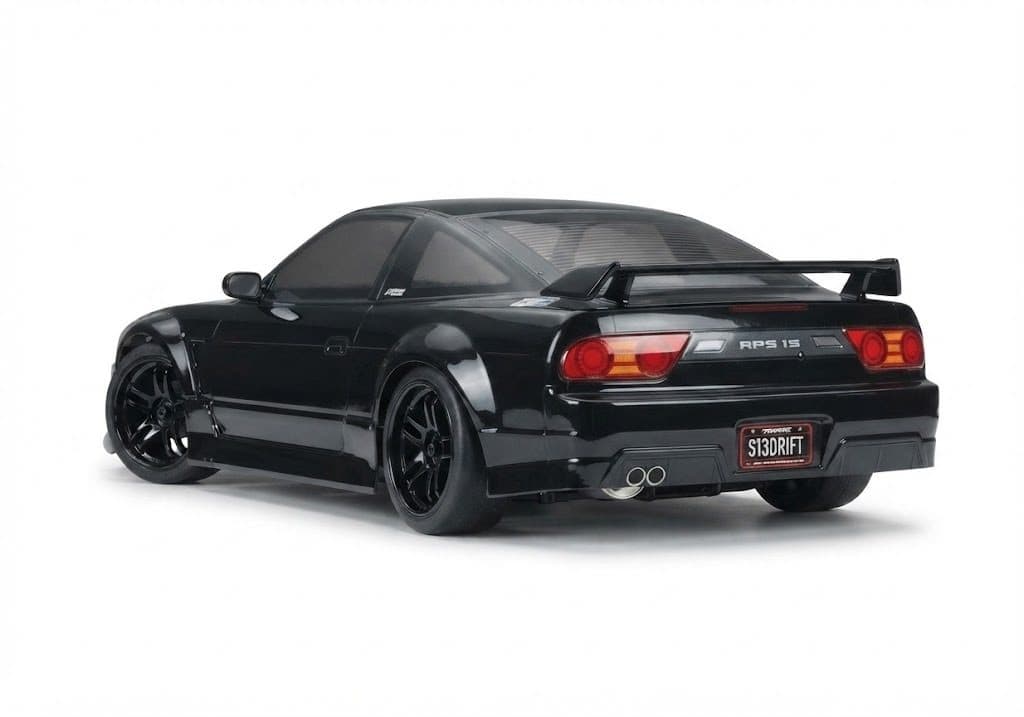 CARRO TRAXXAS 1/10 4-TEC DRIFT NISSAN 240SX RWD TQI BLACK