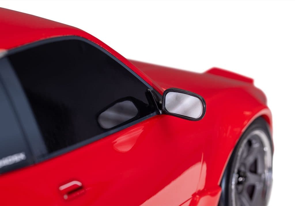 CARRO TRAXXAS 1/10 4-TEC DRIFT NISSAN 240SX RWD TQI RED