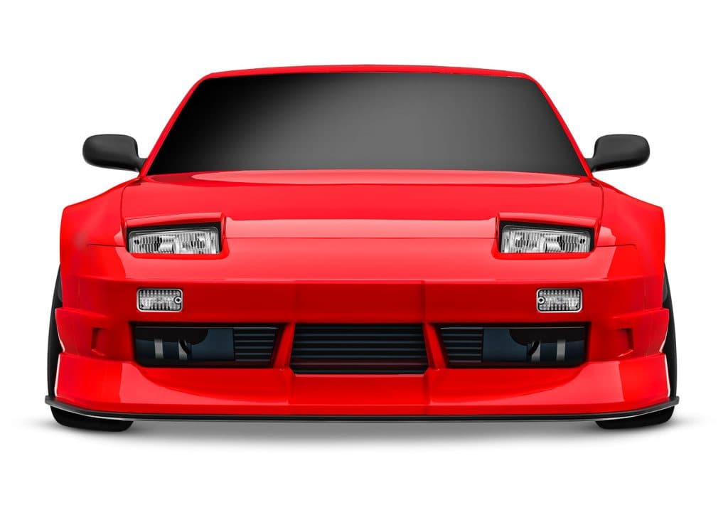 CARRO TRAXXAS 1/10 4-TEC DRIFT NISSAN 240SX RWD TQI RED