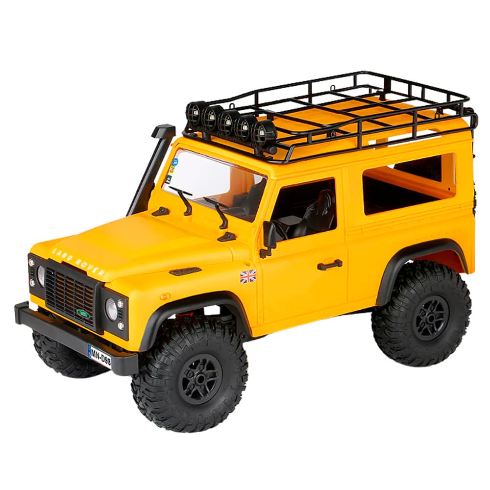 CARRO MNMODEL 1/12 JEEP LAND ROVER W/LIGHTS ORANGE MN-91